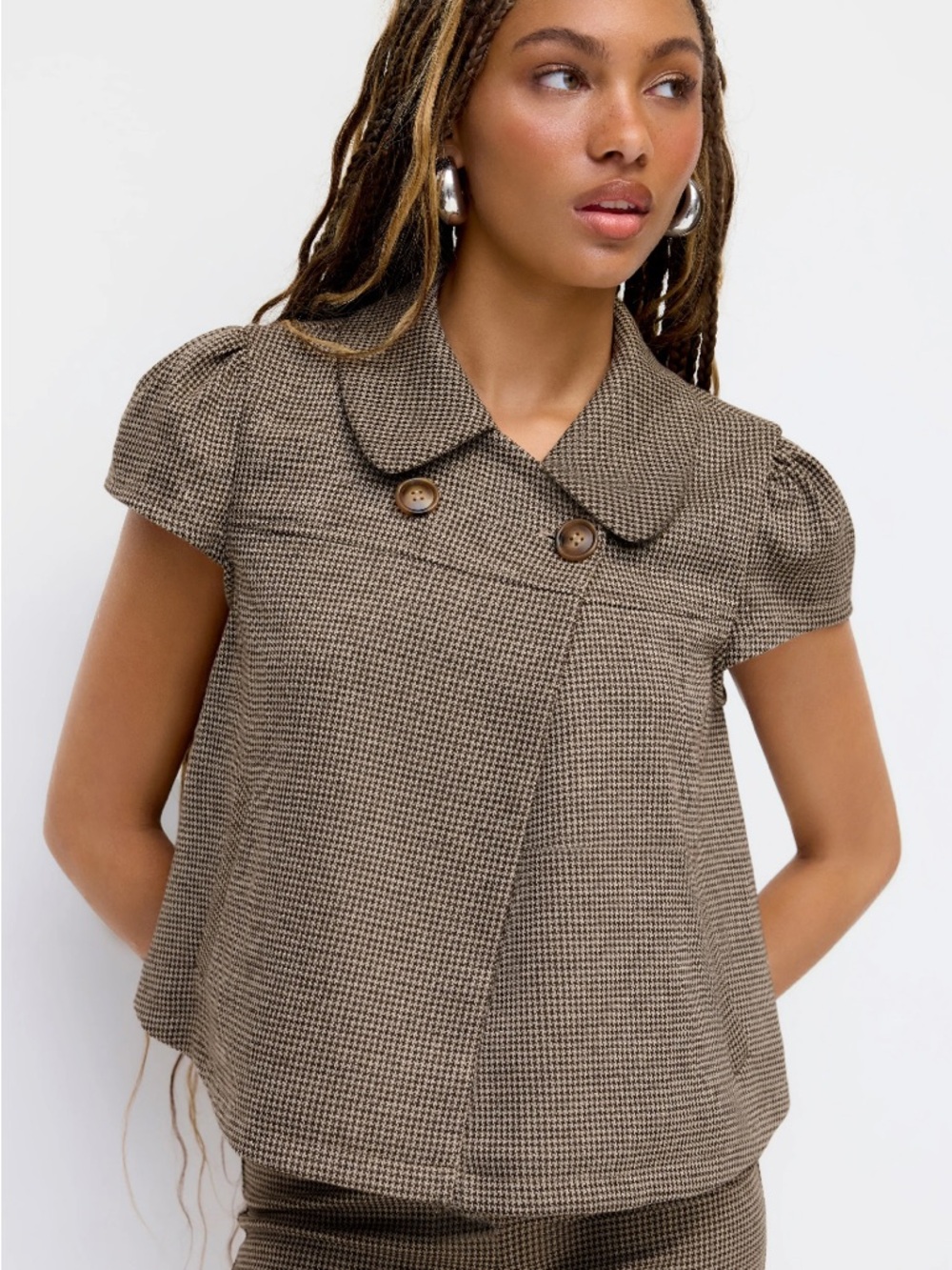 NWT Oversized Peter Pan Blazer